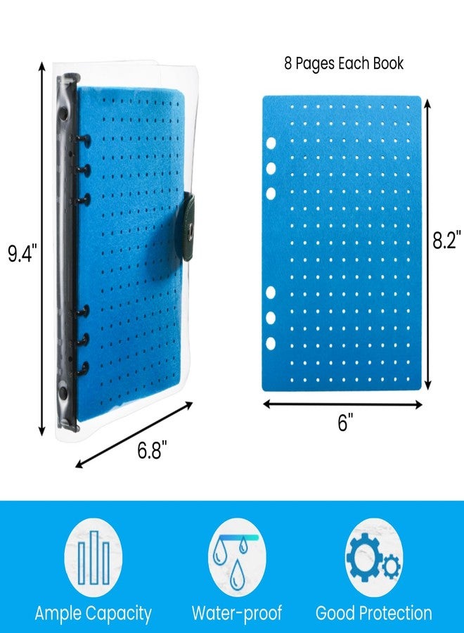 Nagpew Pin Display Book, Clear PVC Cover, 16 Pages, 2 Pack - Image 2