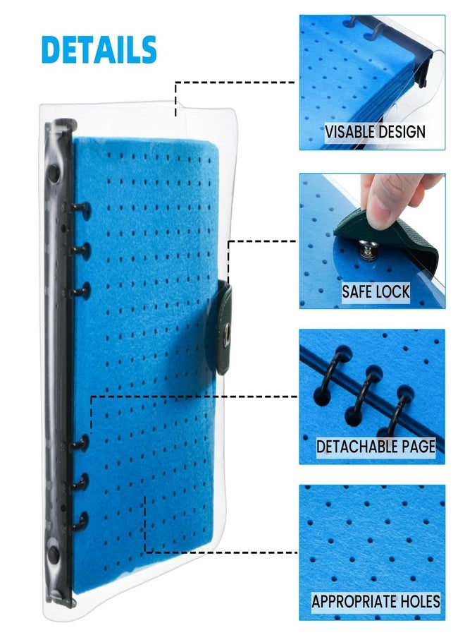 Nagpew Pin Display Book, Clear PVC Cover, 16 Pages, 2 Pack - Image 3