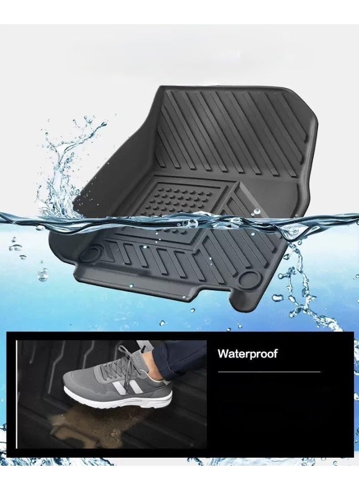 3D All-Weather Car Floor Mats for ROX 01 6 Seater | 4-Piece Waterproof Set with Anti-Slip Backing & Raised Edges | Interior Accessories  6 SEATER ROX 01 - Image 4