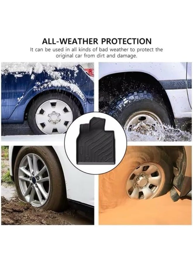 3D All-Weather Car Floor Mats for ROX 01 6 Seater | 4-Piece Waterproof Set with Anti-Slip Backing & Raised Edges | Interior Accessories  6 SEATER ROX 01 - Image 5