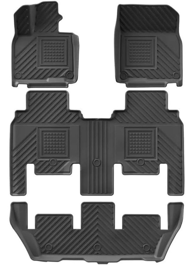 3D All-Weather Car Floor Mats for ROX 01 6 Seater | 4-Piece Waterproof Set with Anti-Slip Backing & Raised Edges | Interior Accessories  6 SEATER ROX 01 - Image 2