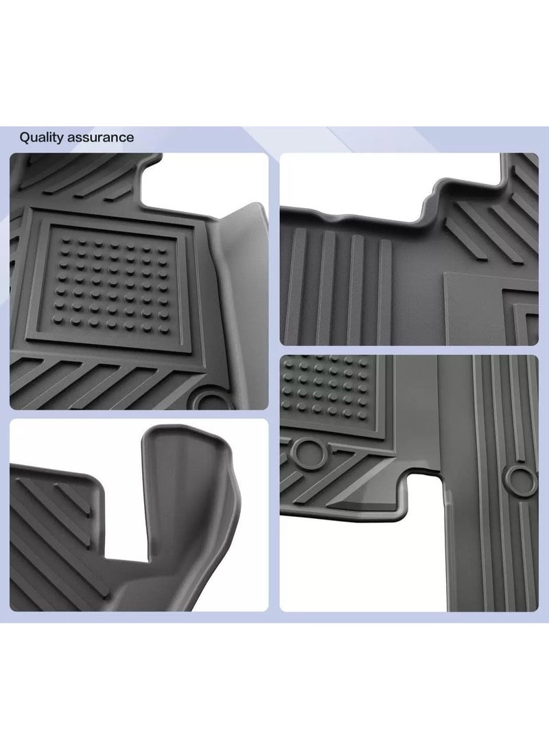 3D All-Weather Car Floor Mats for ROX 01 6 Seater | 4-Piece Waterproof Set with Anti-Slip Backing & Raised Edges | Interior Accessories  6 SEATER ROX 01 - Image 3