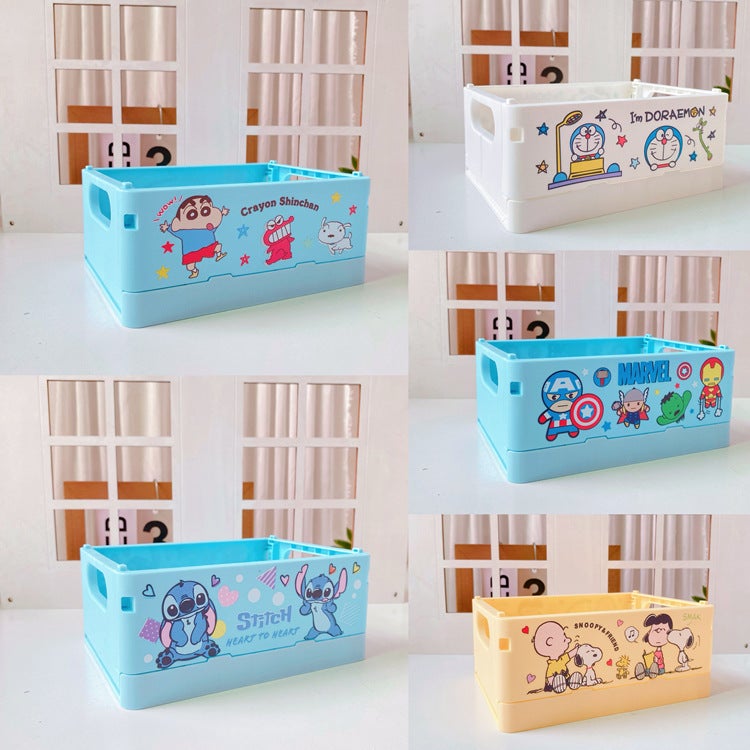 Pacha Dog Storage Box Desktop Foldable Portable Small Box Living Room Plastic Sundries Box Cosmetics Storage Box - Image 5