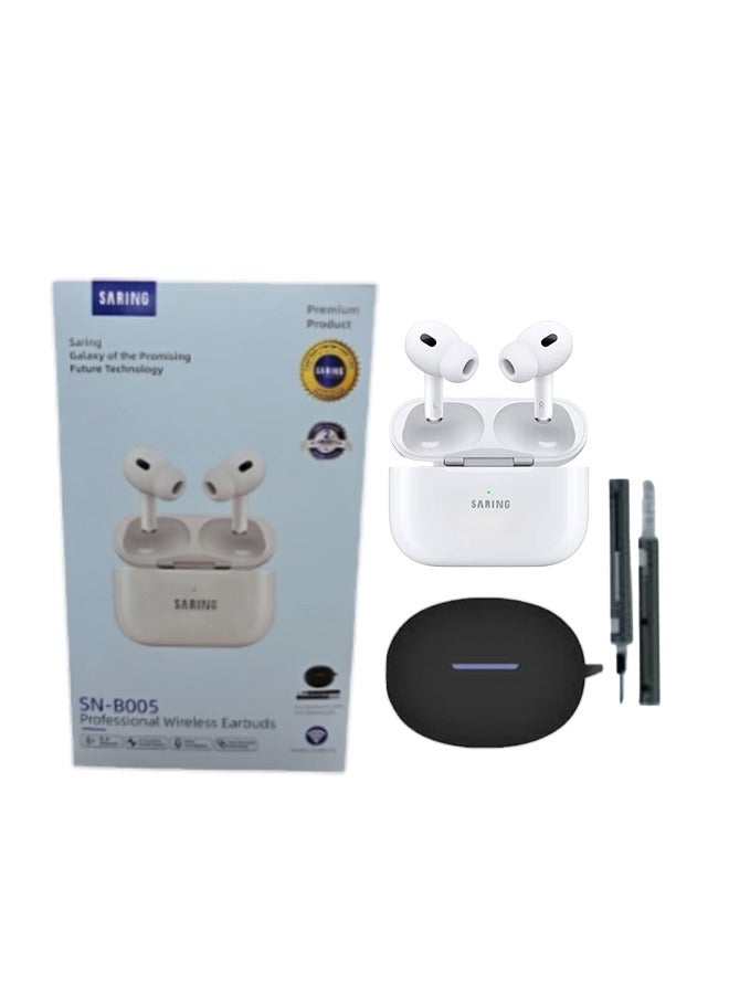 Saring lightweight wireless in ear headphones with call noise reduction excellent sound great endurance SN-005 - Image 1