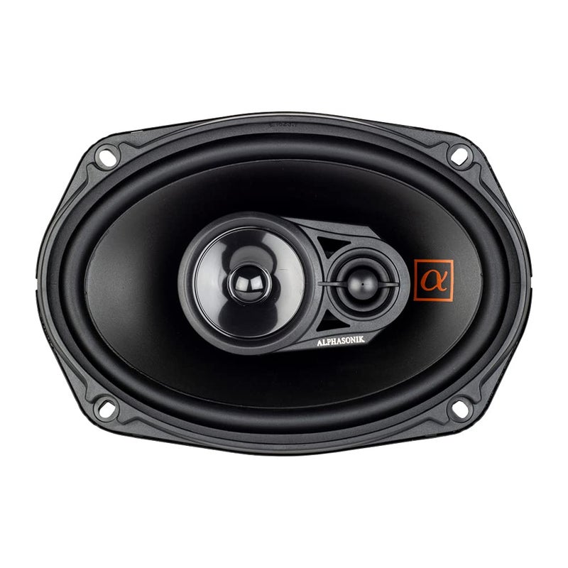 Alphasonik 1 Pair of NS693 Neuron Series 6x9 (420 Watts Max for The Pair) 210 Watts Max Per Speaker 3-Way Full-Range Car Audio Speaker with PEI Dome Tweeter Polypropylene Cone Grilles Included - Image 4
