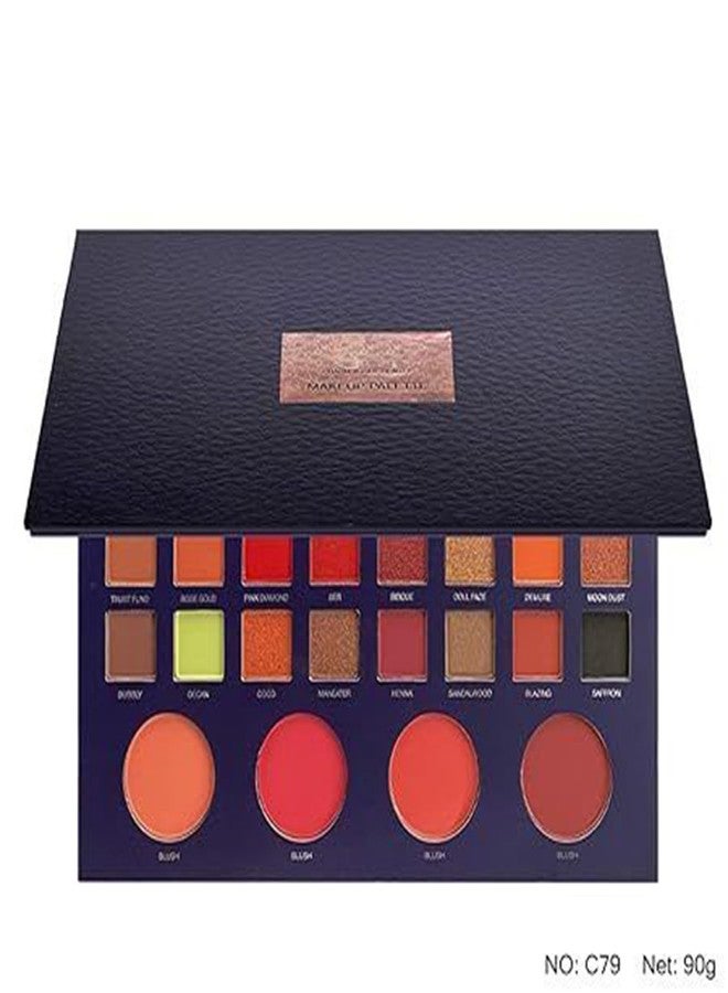 CVB C79 36-Color Makeup Palette - Deep Layering Micro-Crystal Face & Eye Color Kit with 4 Blush Powders for Professional & Everyday Makeup - Image 4