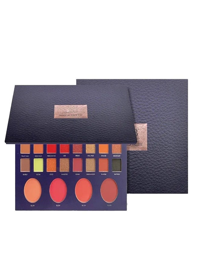 CVB C79 36-Color Makeup Palette - Deep Layering Micro-Crystal Face & Eye Color Kit with 4 Blush Powders for Professional & Everyday Makeup - Image 2
