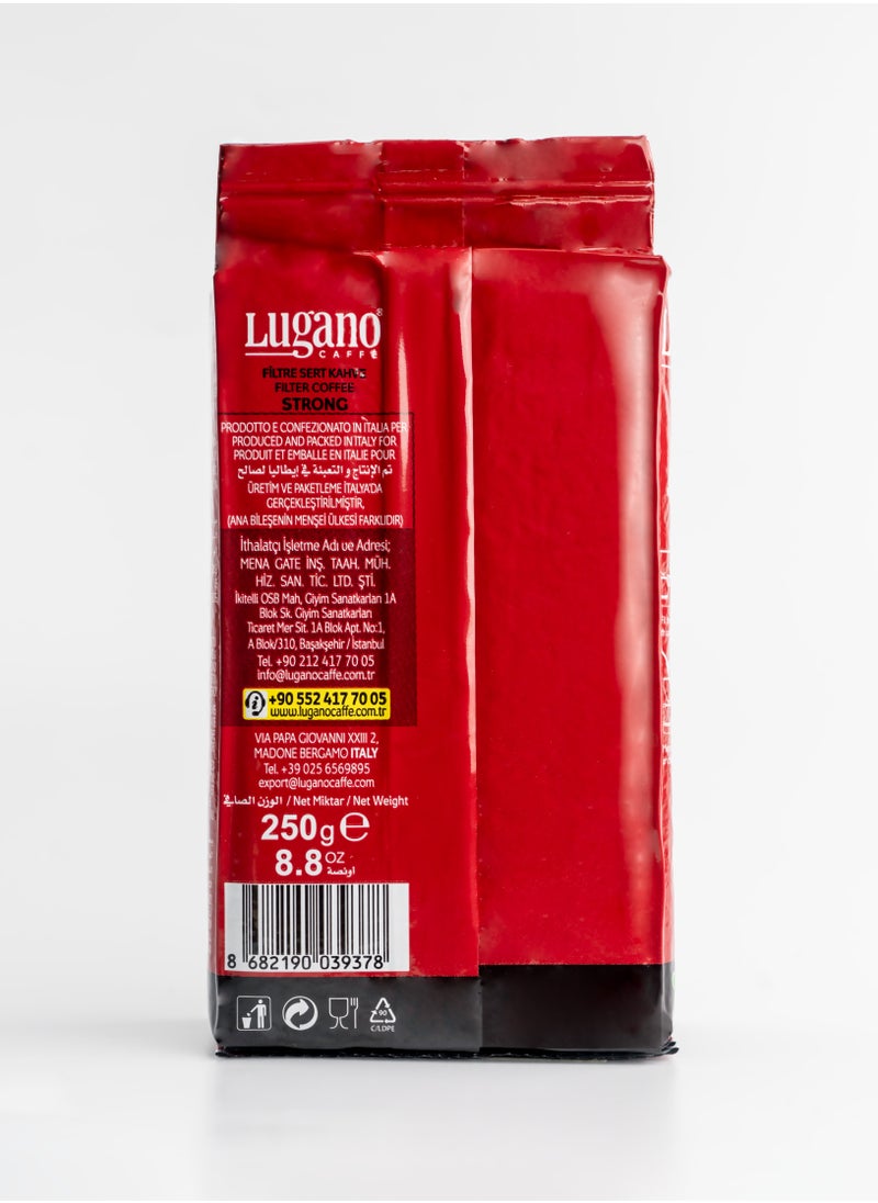 Lugano - Strong Drip Filter Coffee - 250gm - Image 1