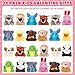 Partylamb 24PCS Mini Animal Plush Toy for Kids Easter Basket Stuffers for Girls Boys Bulk Small Stuffed Animals Keychains Cute Birthday Party Favors Easter Gift Egg Fillers School Classroom Prize - Image 4