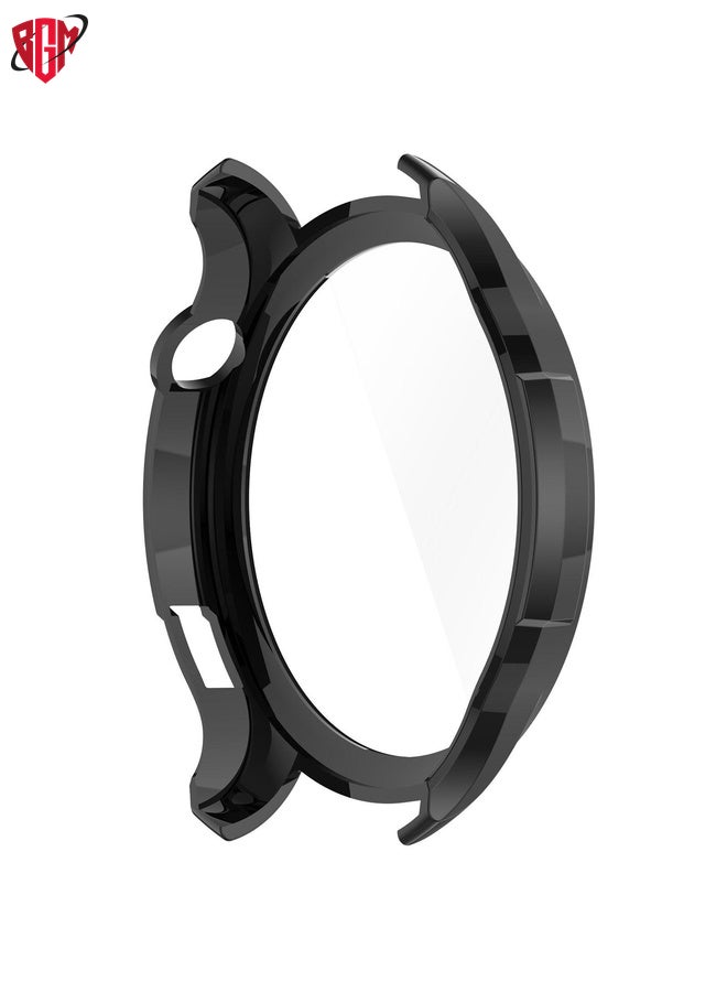 BGM For Amazfit GTR 4 / Amazfit GTR 4 Pro PC + Tempered Glass Integrated Protective Watch Case(Black)  - Image 3