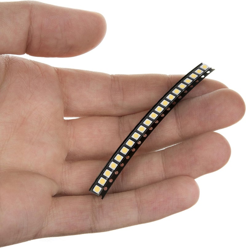 Oznium 20 Pieces of PLCC-2 Surface Mount LEDs, 3528 Size SMD SMT LED - Neutral White - Image 1