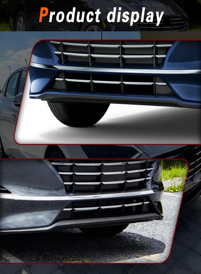 TODO Front Bumper Lower Grille for 2020 2021 2022 2023 Hyundai Sonata SE Hybrid Bumper Lower Grille - Image 5