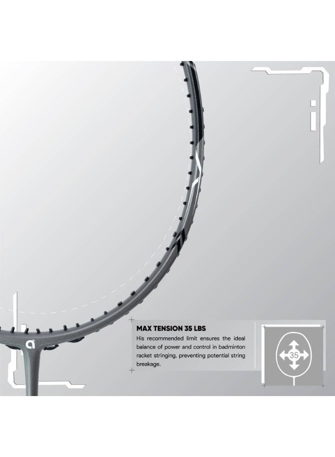 Apacs apacs Carbo Power 505 Grey Unstrung Badminton Racquet  (Pack of: 1, 84 g)  - Image 5