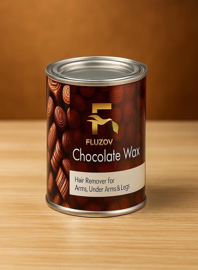 FLUZOV Professional Chocolate Soft Wax Kit for Women, 600g with 40 High-Strength Waxing Strips and Stainless Steel Spatula, Full Body Hair Removal and De-Tan - Image 4