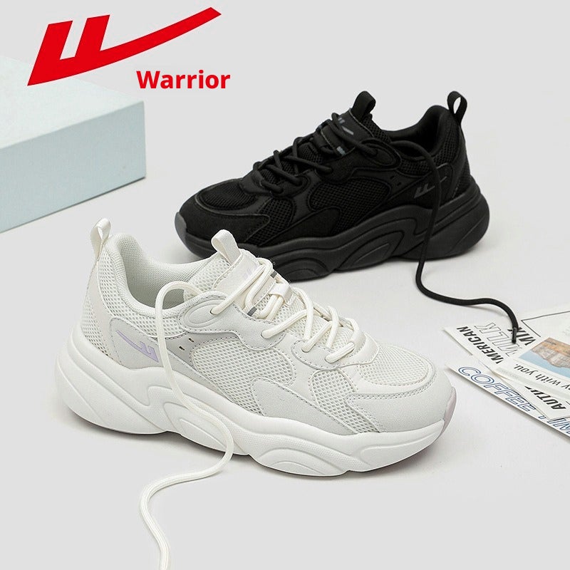 Warrior Autumn Women's Sneakers Casual Thick Sole Original Design Running Shoes Dad Shoes - Image 2