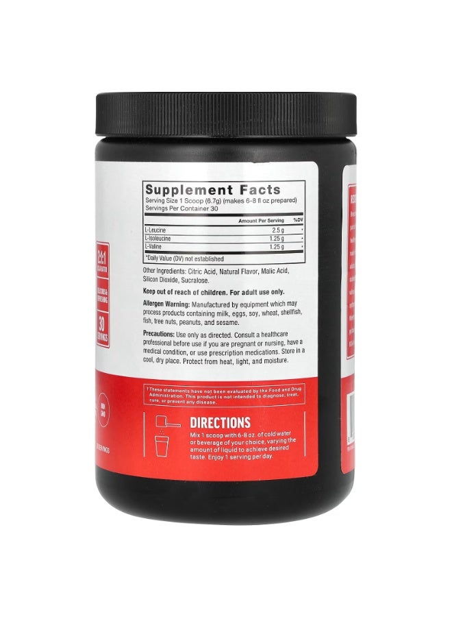 Force Factor BCAA Powder, Cherry Limeade, 7.1 oz (201 g) - Image 2