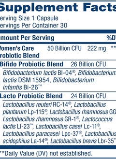 Renew Life Women's Probiotics 50 Billion Guaranteed, Probiotic Supplement, 12 Strains, Shelf Stable, Gluten Dairy & Soy Free, 30 Capsules, Women's l  - Image 4