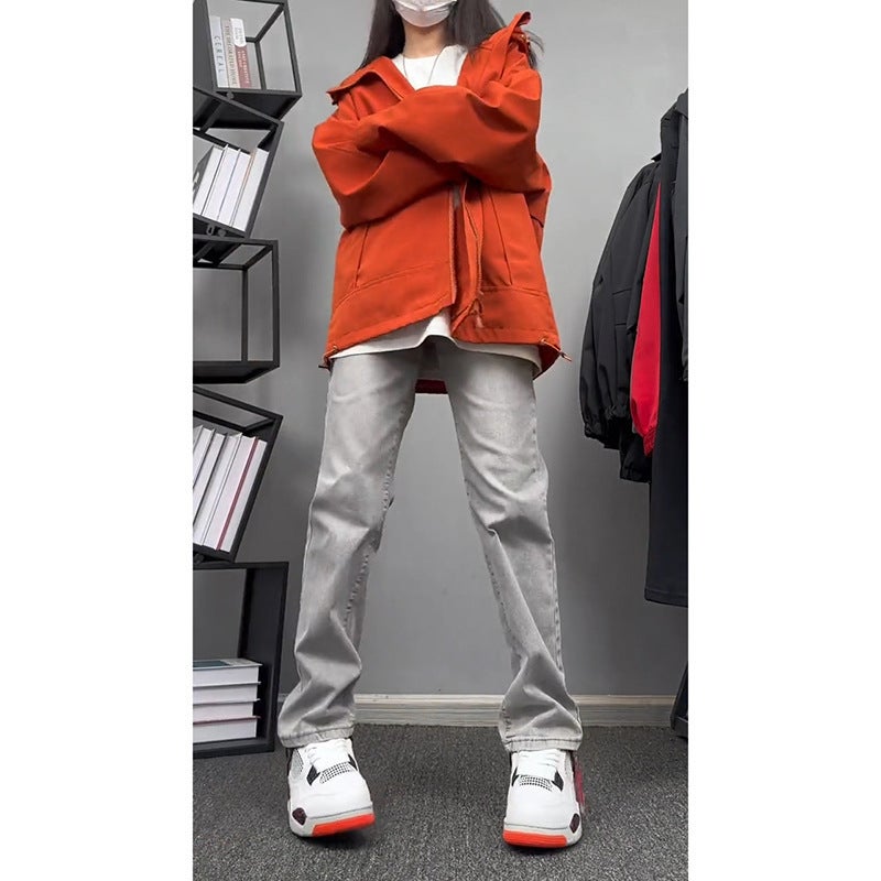 Unisex Classic Denim Jeans Loose Fit Daily Outdoor Wear - Image 3