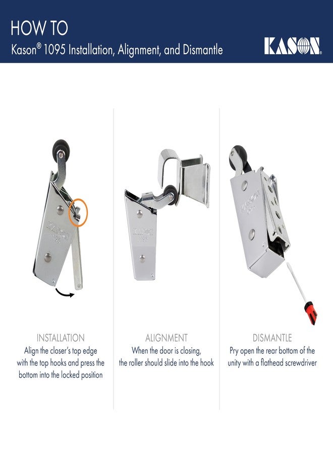 Kason 1095 Spring Action Door Closer, 11095000013 - Image 5