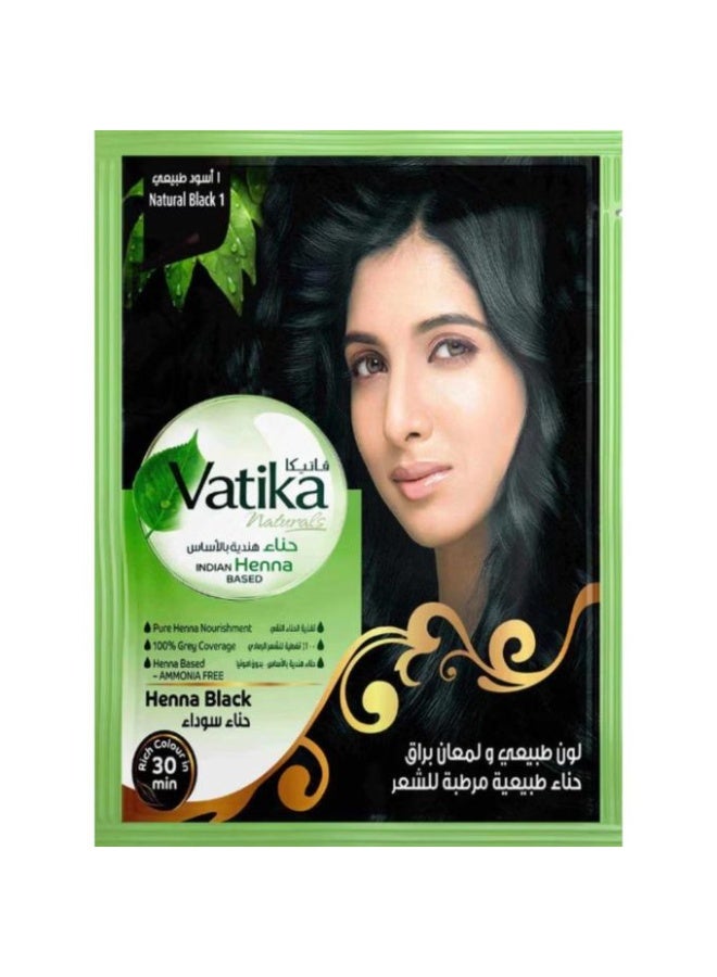Vatika Natural Black Henna 1 Sachets - Image 1