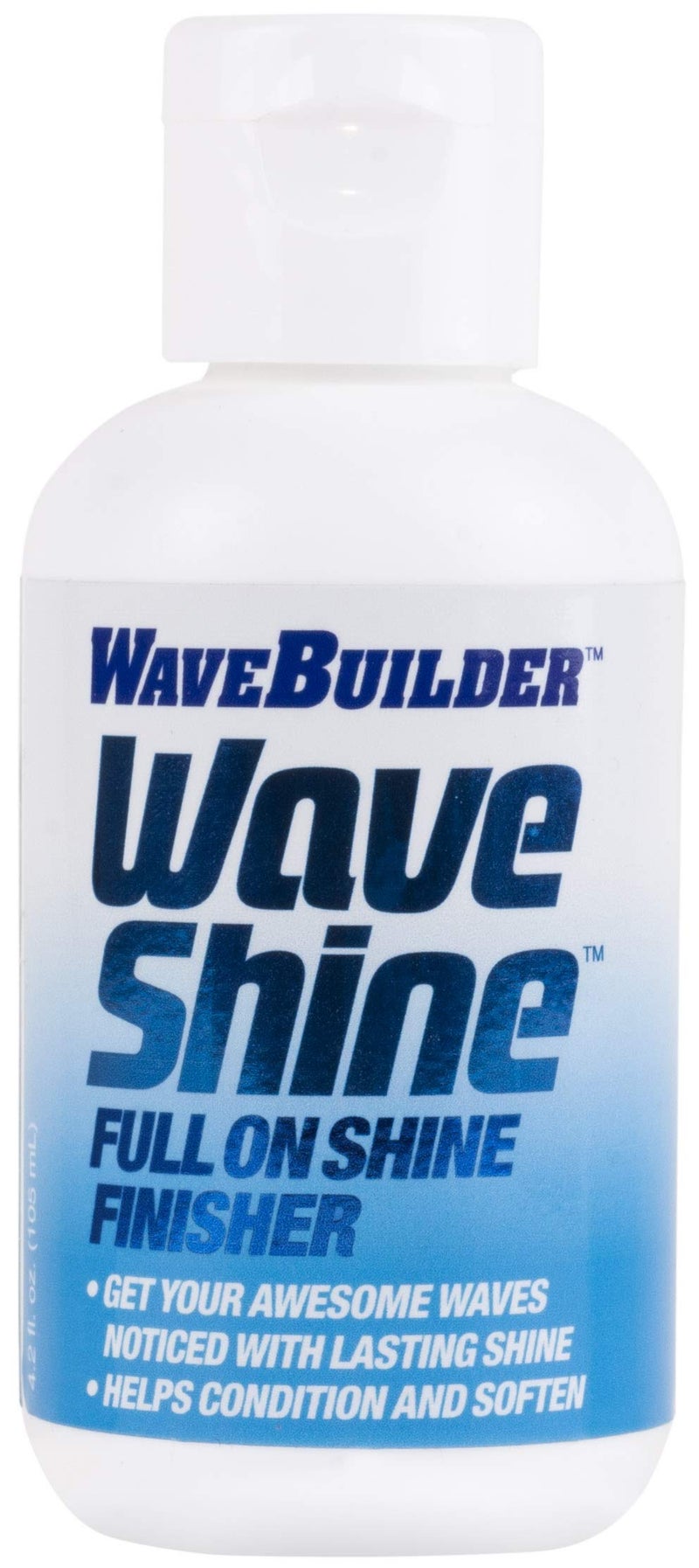 WaveBuilder Wave Shine  Full On Shine Finisher Helps Condition and Soften Hair 4 fl oz