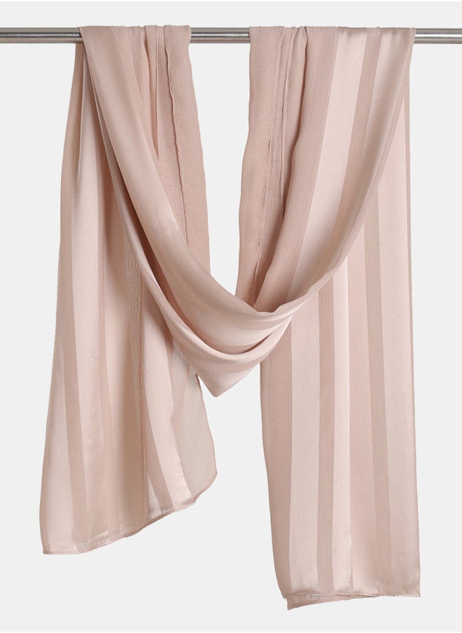 Clue Striped Satin Scarf 