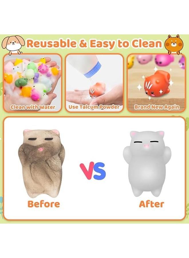 Squishy Toys ‚Äì Colorful Mini Squishy Figures for Kids, Sensory Fidget Toys, Party Favors, Goodie Bag Fillers, Stress Relief Toys(12Pack) - Image 2