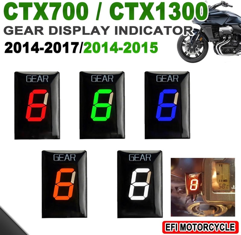 Wivplex Motorcycle Gear Display Indicator - Red Bracket - Image 3
