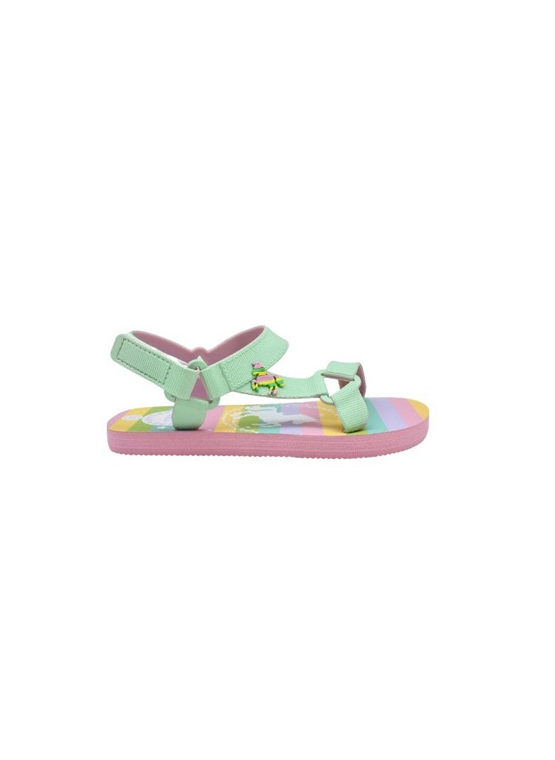 CUBS - Raibow Unicorn Mint Girls Sling CUBS Sandal 28 - Image 1