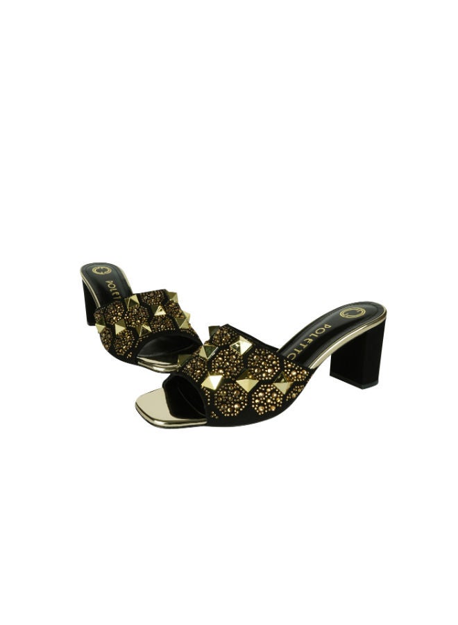 POLETTO Poletto Ladies High Block 4183189 C1463 Black  - Image 2