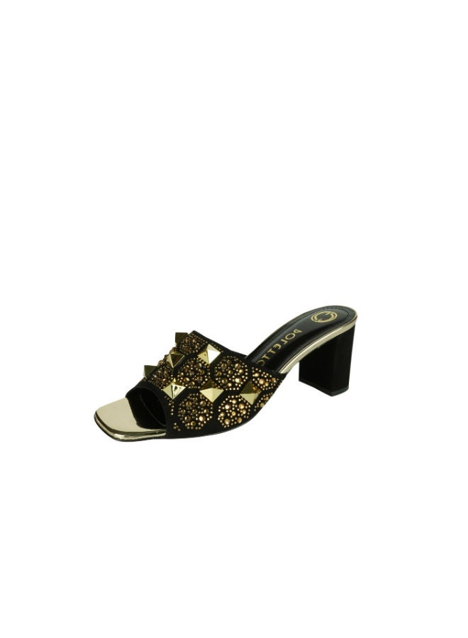 POLETTO Poletto Ladies High Block 4183189 C1463 Black  - Image 3