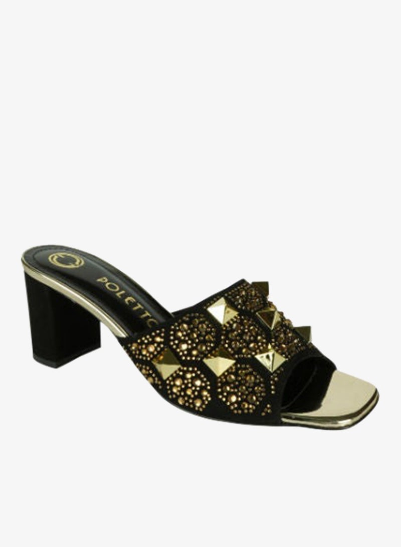 Poletto Ladies High Block 4183189 C1463 Black - Image 1