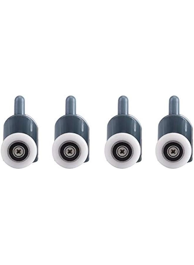 8PCS Roller Diameter 19mm for The Bathroom Pan Glass Sliding Door Pulleys,Shower Door Rollers,Runners,Wheels,Strong Load Bearing Capacity, Ultra Quiet(Single Wheel), Shower Door Rollers,8PCS Roll  - Image 2