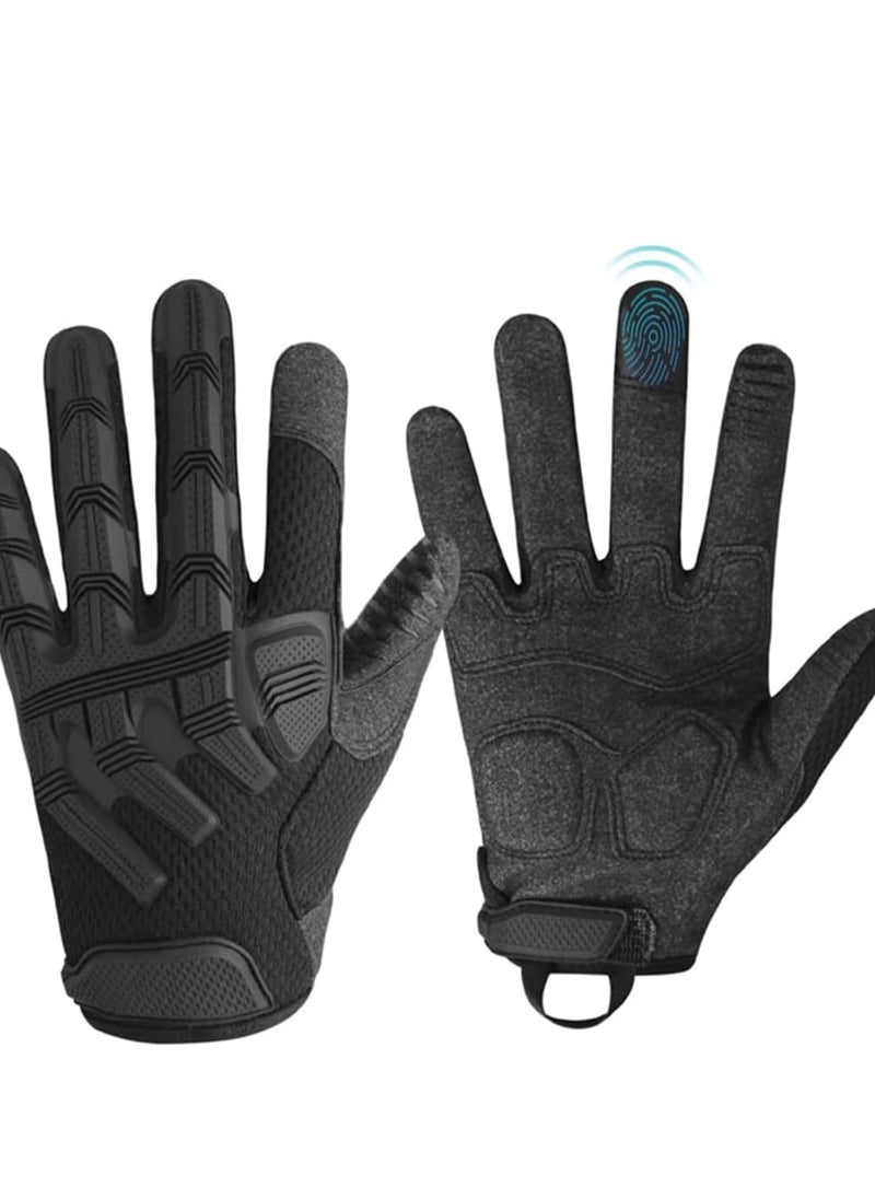 Beauenty Hard Full Finger Motorcycle Glove Touch Screen Gloves For Motorbike Cycling Climbing Camping  - Image 1