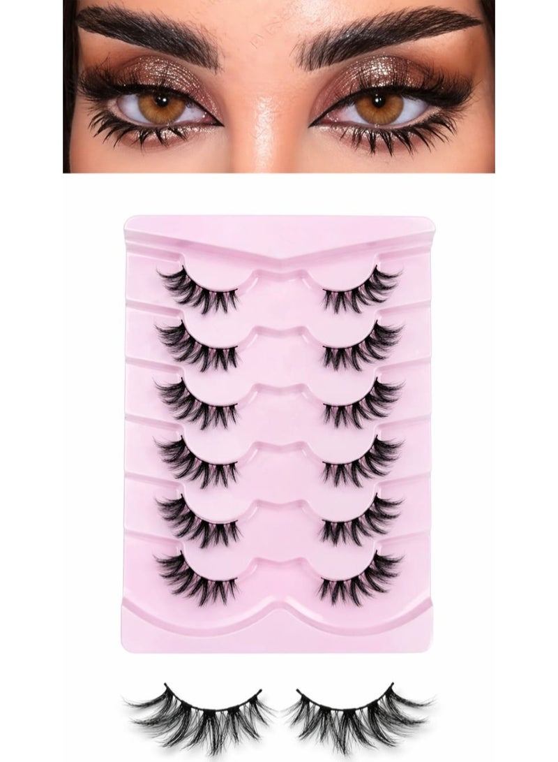 Rozy Lashes 7_Pairs Corner Half Eyelashes - Image 1