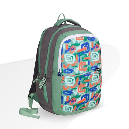 Provogue Vortex EasyGo Laptop Backpack 33L - School Bag for Girls & Boys with 3 large compartments | With Organiser, Bottle Holder & Laptop Compartment, Green - Image 2