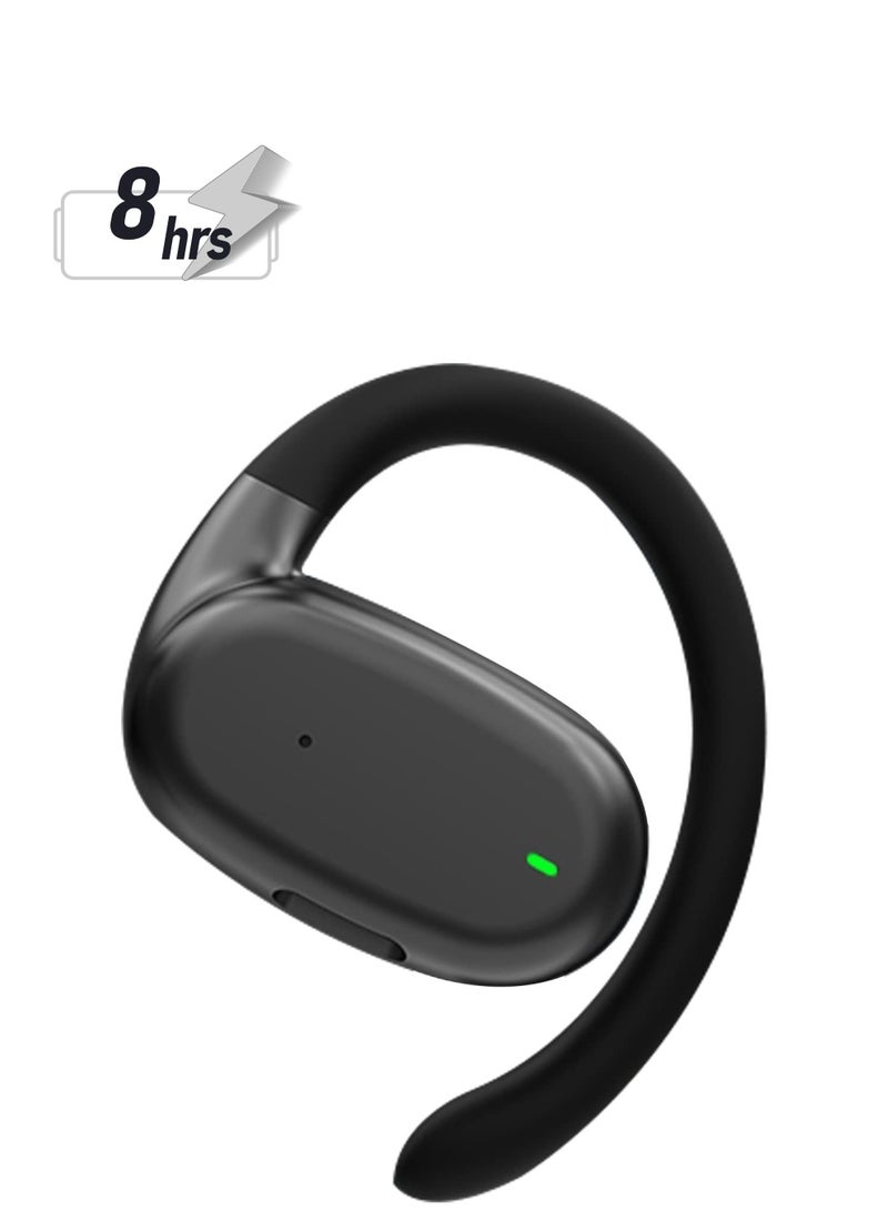 Lightweight Wireless Bone Conduction Headphones with Earhooks - Perfect Bluetooth Headset for Sports and Active Lifestyle - Image 1