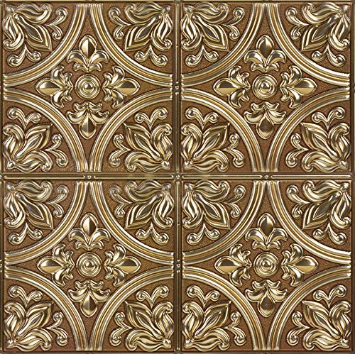InHome NH2987 Chelsea Bronze Peel & Stick Tin Tiles, Metallic - Image 5
