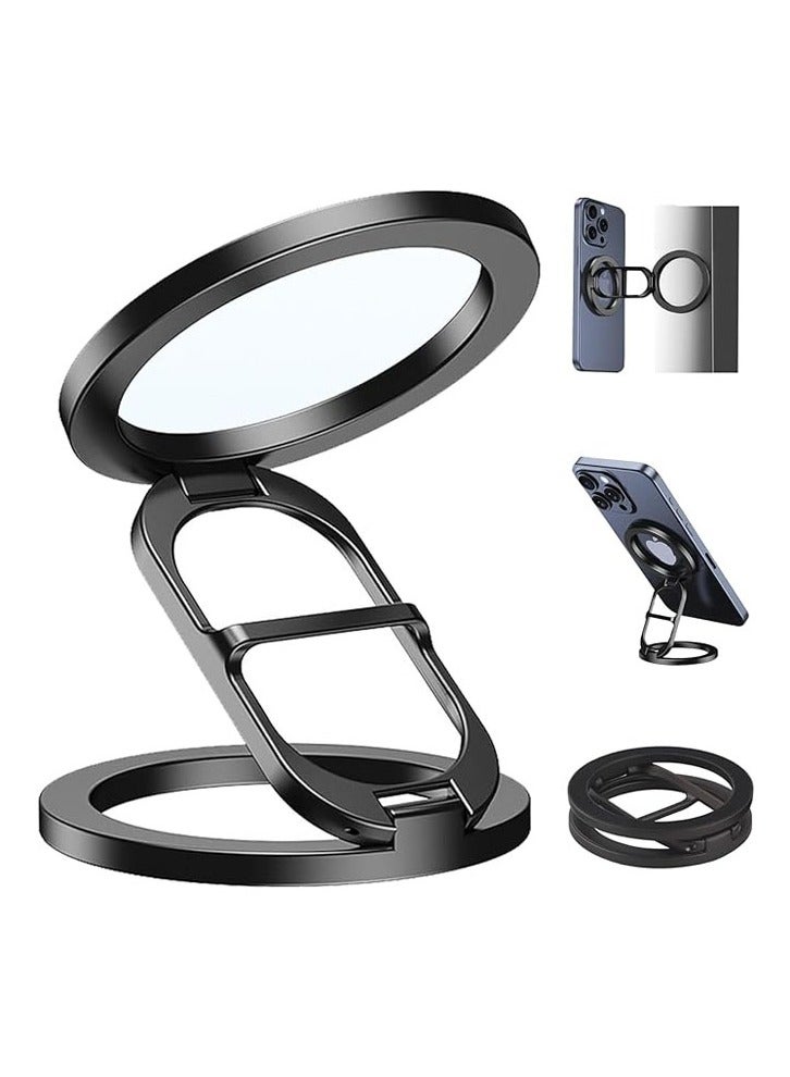 general Double-sided magnetic phone holder, fitness phone holder compatible with Magsafe iPhone and Android phones, foldable and lightweight phone holder - Image 1