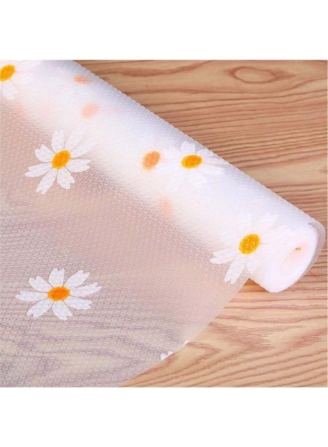 Shelf Liner for Kitchen Cabinets Non-Adhesive Drawer & Cabinet Liner Washable Oil-Proof Easy to Cut for Cupboard Shelves Storage Dresse Desks 45*200cm - Image 2