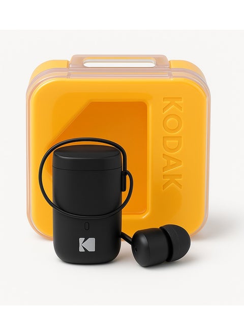True Wireless Stereo Earbud Single Side Bluetooth Earbud with Touch Control, 170 Hours Standby, 18 Hours Playback, Fast Charging Case, Built-in Mic and Compact Design