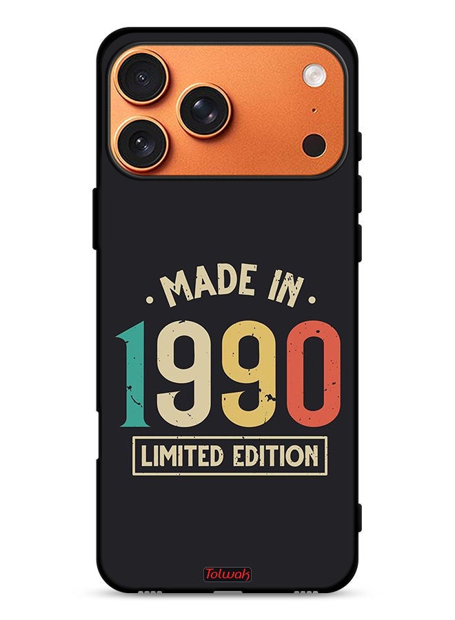 Tolwak Apple iPhone 17 Pro Max Protective Case Cover Made In 1990 Limited Edition - Image 1