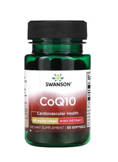 SWANSON CoQ10 High Potency 100 mg 50 Softgels  - Image 1