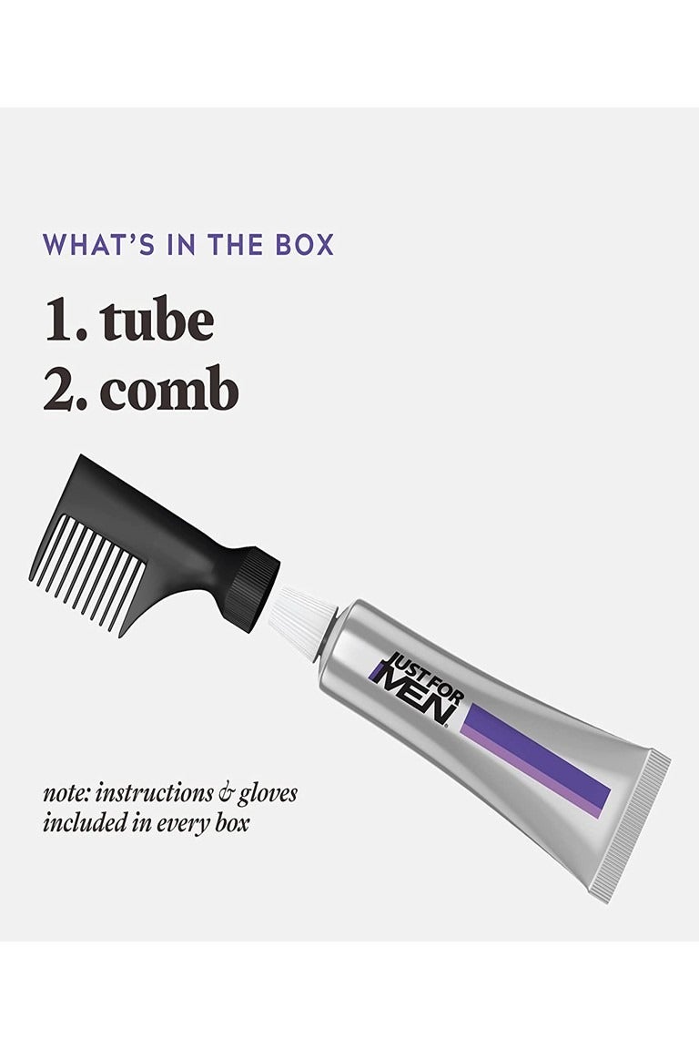 Just For Men Touch of Gray, Hair Coloring with Comb Applicator, Medium Brown - Image 5