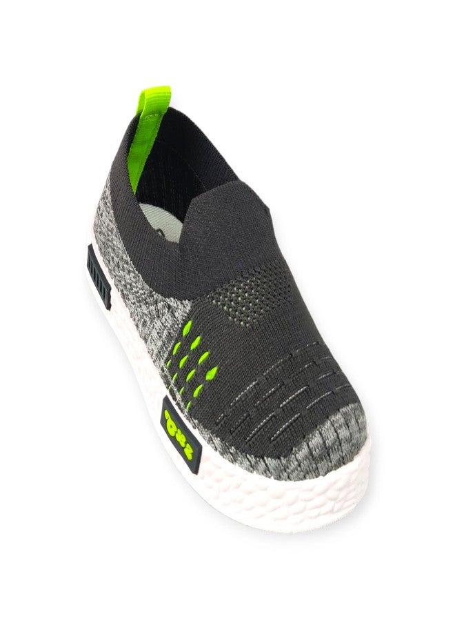 Coolz Kids Chu-Chu Sound Musical Shoes Fun-1 for Baby Boys and Baby Girls 1-2.5 yrs (Grey, 12 Months) - Image 1