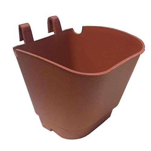 CAPPL Plastic Vertical Garden Wall Hanging Pot, 50 Pcs - Terracotta Color for Home, Office, Indoor, Outdoor, Balcony - Image 2
