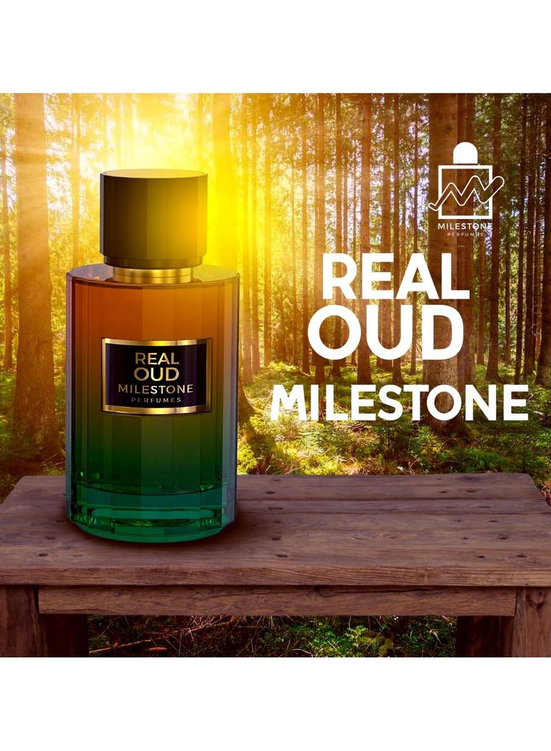 Milestone Real Oud Eau De Parfum For Unisex - 100 ML - Image 4
