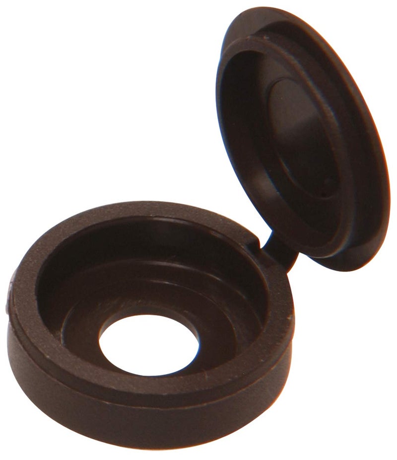 Hillman The Hillman Group 59053 Hinge Screw Cover 14Inch Brown 8Pack