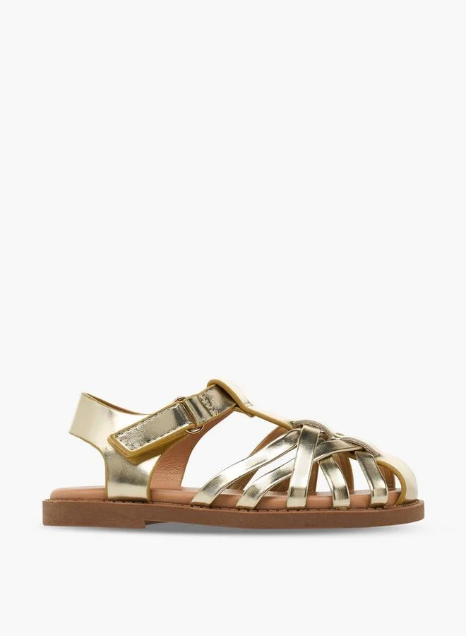 Juniors Girls Hook & Loop Sandals