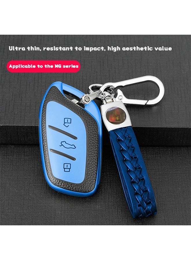 مناسبة لكراجات موريس MG RX5 RX8 Roewe MG ZS EV MG6 EZS HS EHS i6 i5 RX3 حافظة حماية المفاتيح الراقية حافظة مفاتيح السيارة - Image 1